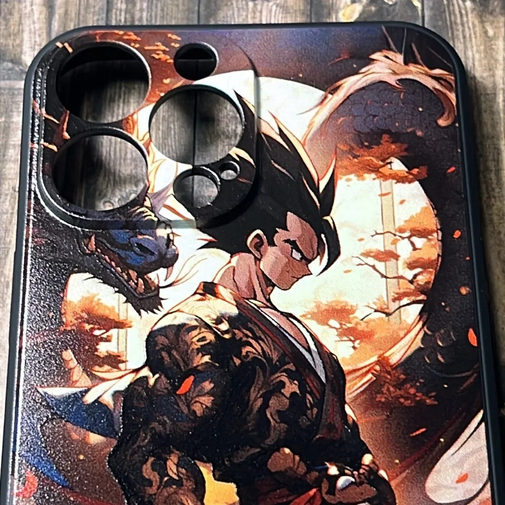 5for$10 Dragon Ball Z Silicone IPhone 13 Pro Max Gohan Dragon Kimono Phone Case